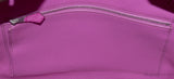 Birkin 35 Ostrich Fuchsia Pink PHW