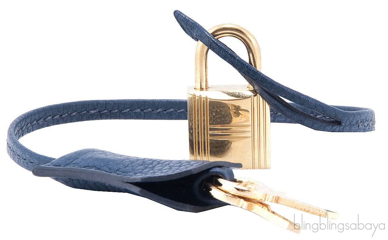 Birkin 35 Navy Blue Taurillon Clem.