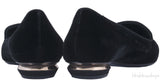 Eye Pointed Toe Velvet Flat