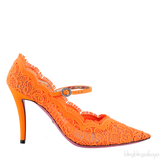 Gucci Corded Lace Virginia  Mary Jane Pumps