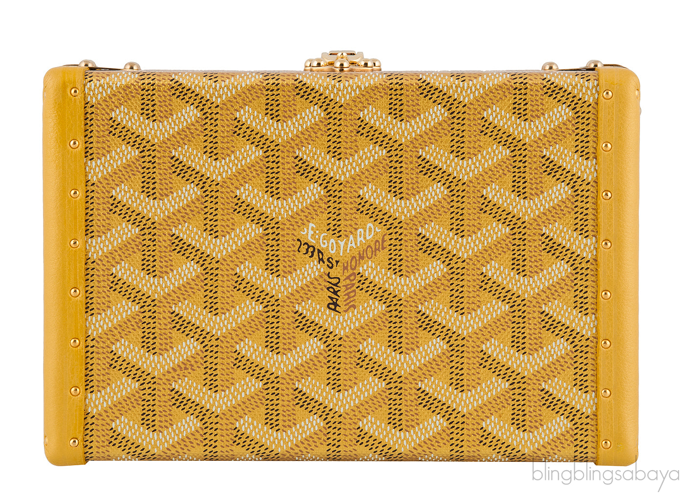 Mini Minaudiere Trunk Yellow