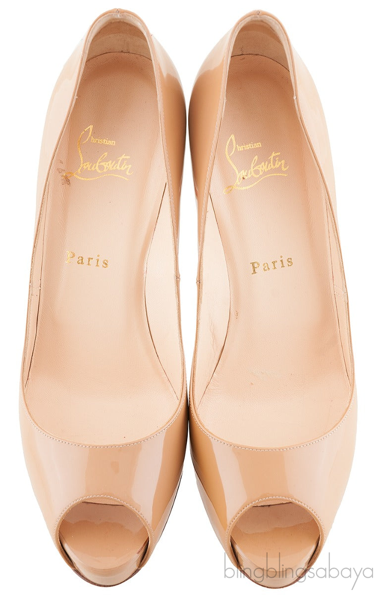 Nude Very Prive 120 Peep Toe Pump