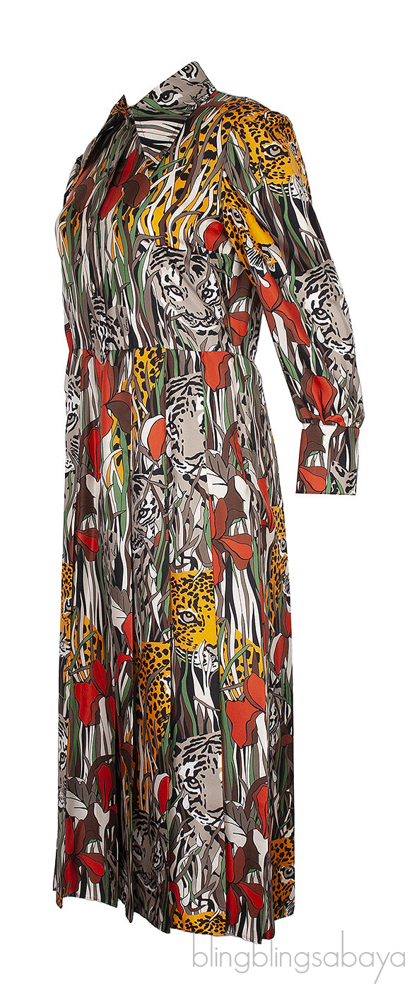 Animal Print Maxi Dress