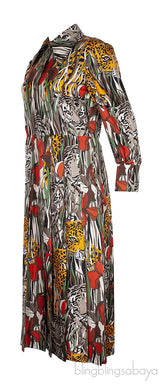 Animal Print Maxi Dress