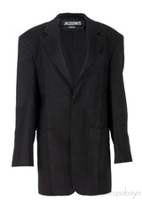 Black La Veste D\'Homme Oversized Blazer