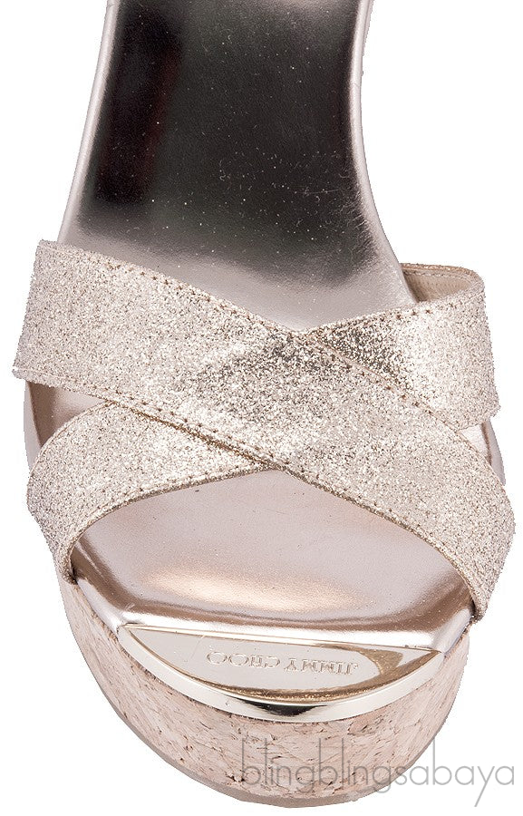 Papyrus Glitter Wedge