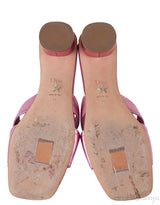 OR Montaigne Metallic Fuchsia Heels Slide
