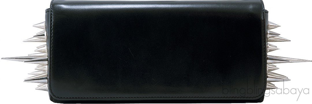 Marquise Spike Calf Saddle Clutch