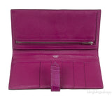 Hermes Bearn Rose Tyrien Crocodile Wallet