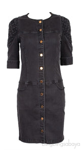 Black Denim Mini Dress