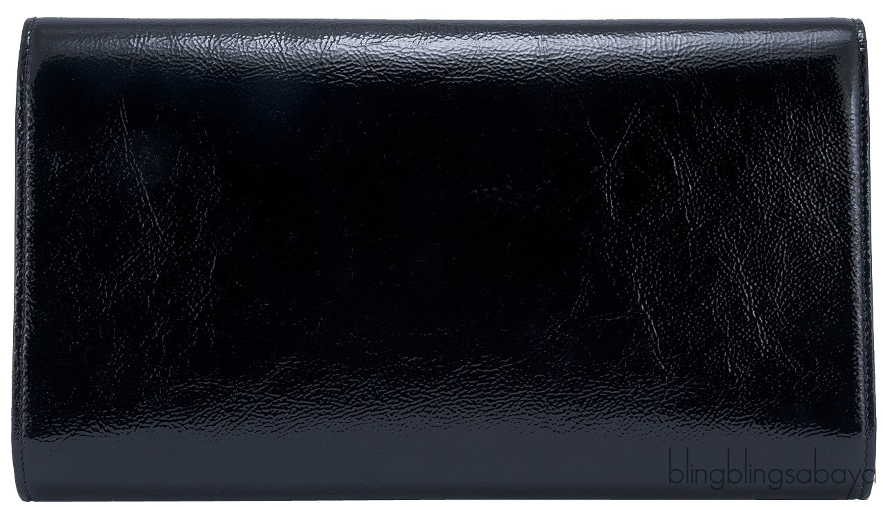 Black Patent Leather Clutch