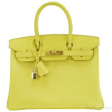 Birkin 30 Epsom Soufre