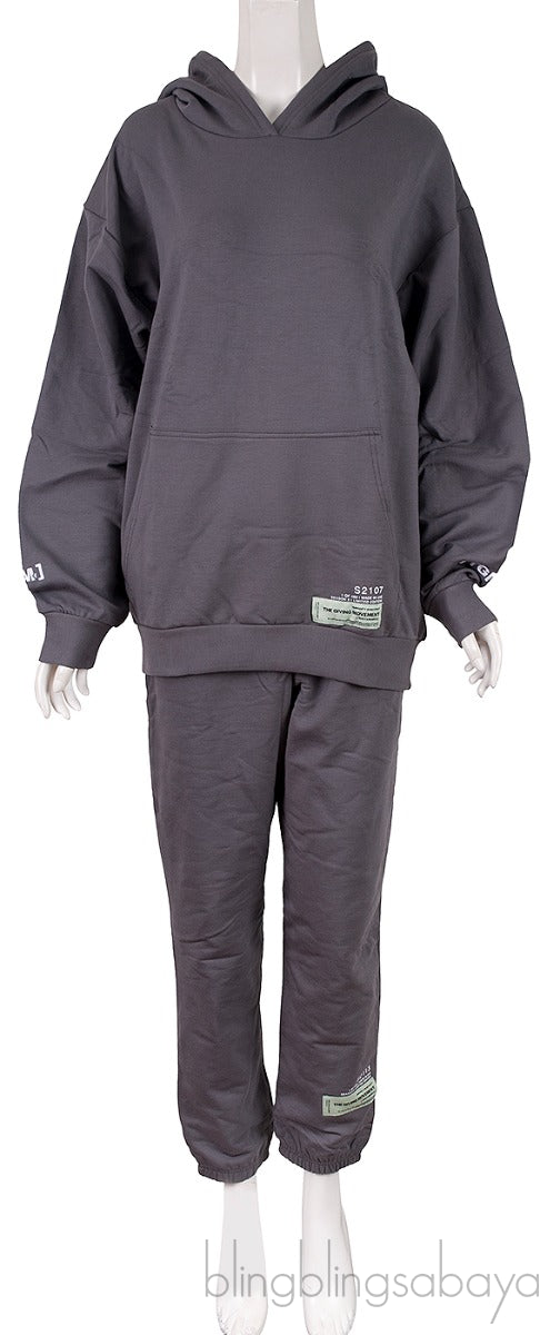 Charcoal Grey Hoodie & Trouser