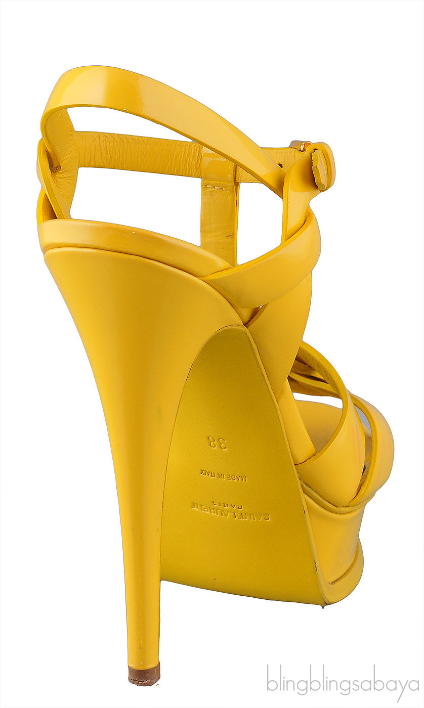 Patent Yellow Leather Tribute
