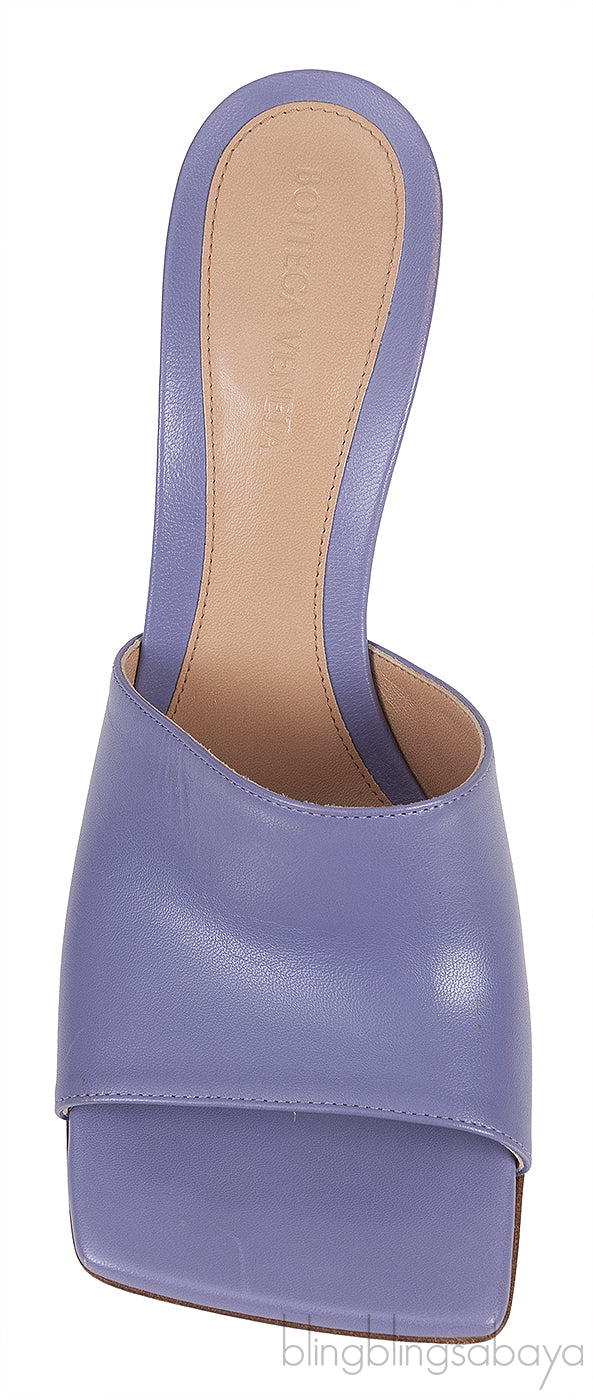 Lilac Stretch Leather Sandals