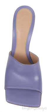 Lilac Stretch Leather Sandals