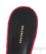 BB Logo Crushed-velvet Mules