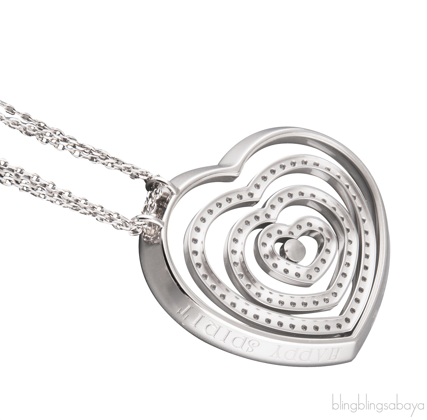 Happy Spirit Diamond Pendant Necklace