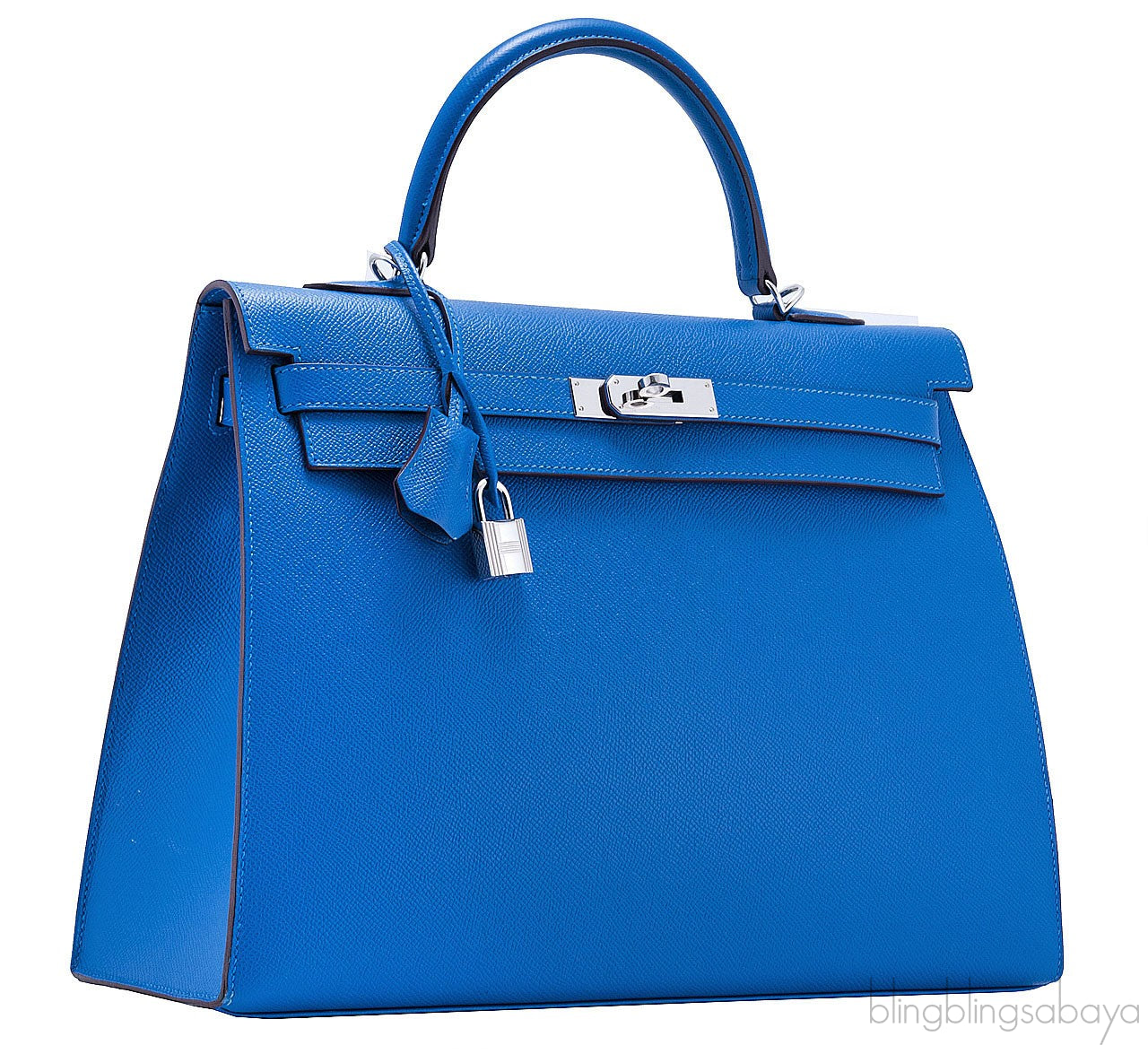 Kelly 35 Blue Mykonos Epsom Sellier