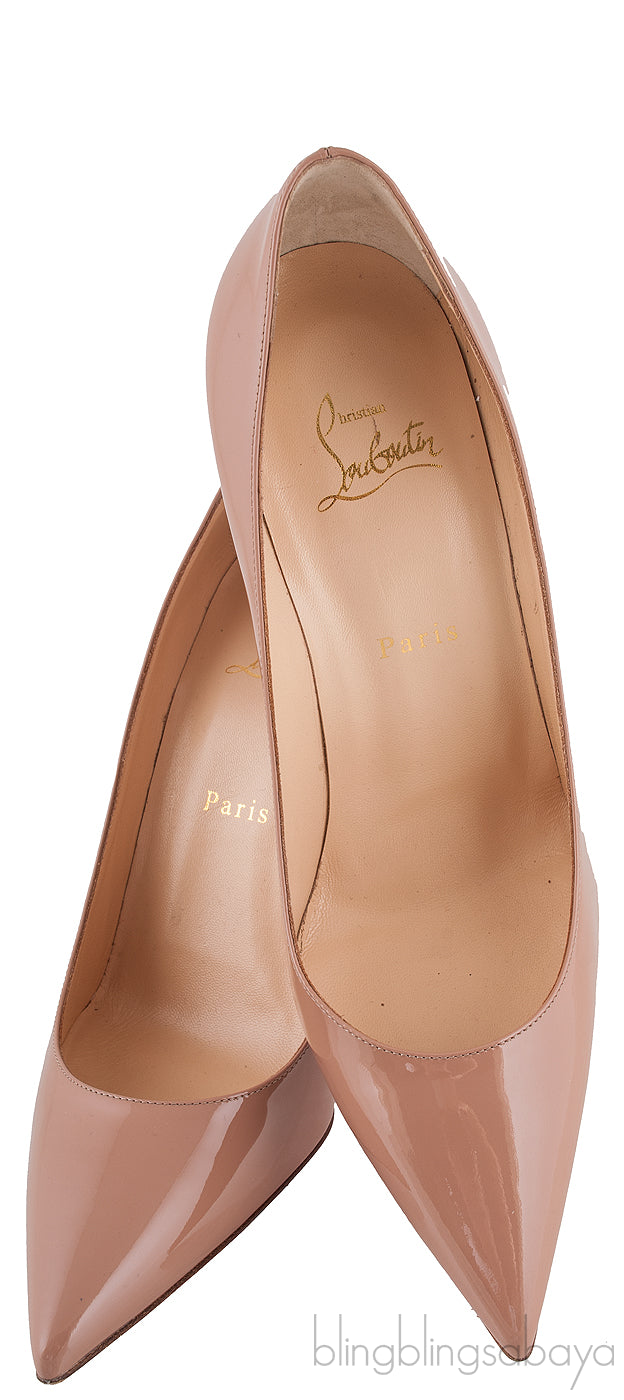 So Kate Nude Patent Pointed Toe