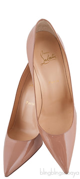 So Kate Nude Patent Pointed Toe