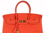 Birkin 35 Capucine Togo GHW