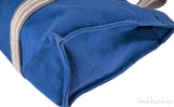 Blue Cotton Canvas Tote