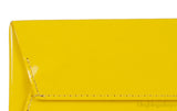Yellow Patent Mini Box Bag