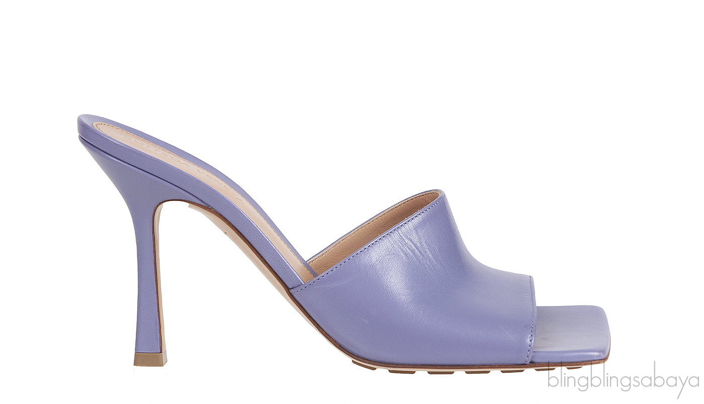 Lilac Stretch Leather Sandals