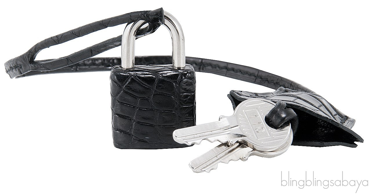 Birkin 35 Black Matte Crocodile PHW