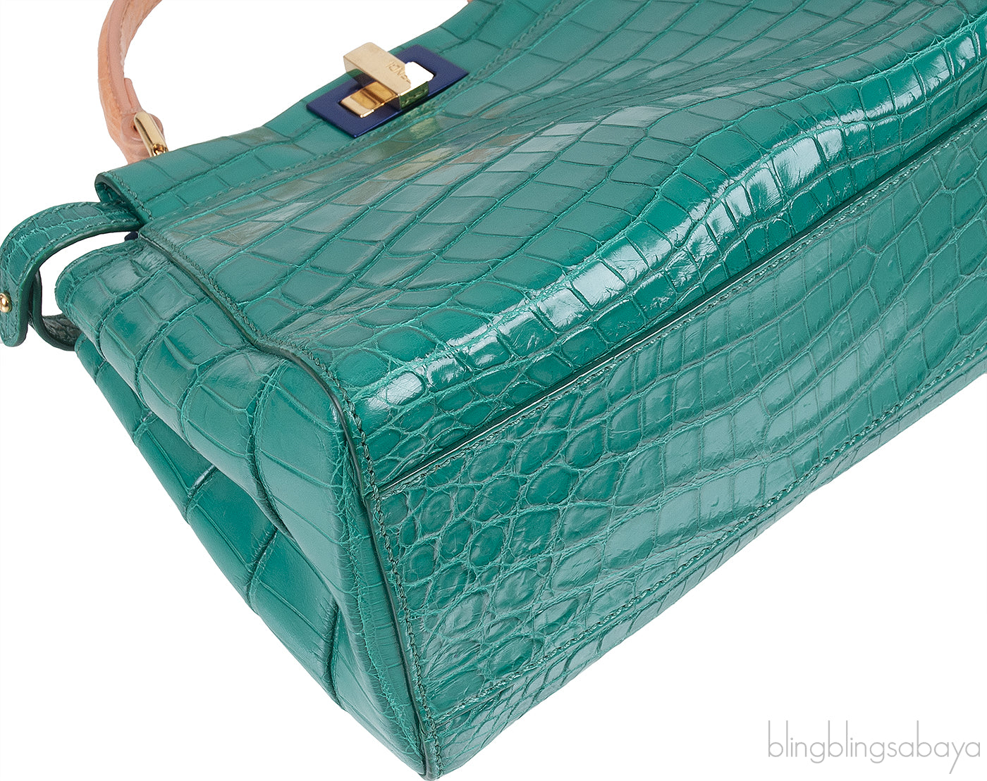 Tricolor Crocodile Mini Peekaboo