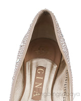 Nude Allegra Crystal Ballet Flat