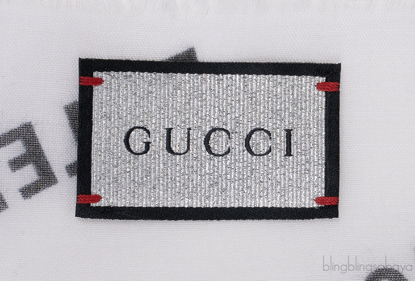 Gucci x Balenciaga The Hacker Project Flora Print Silk Scarf White