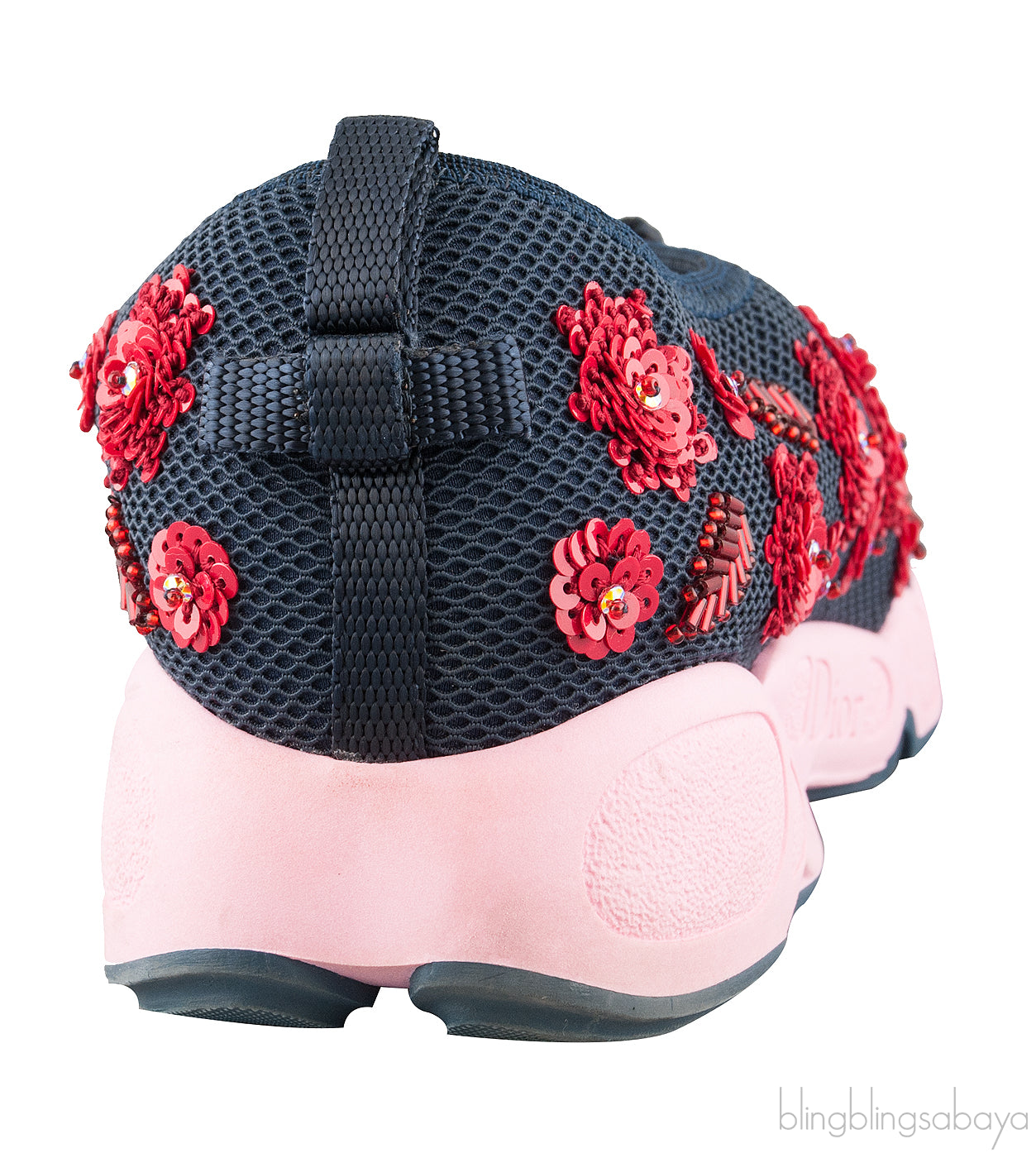 Navy  Blue Dior Fushion Sneakers