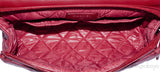 Red Quilted Cosmetic Pouch