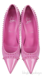 Duvette Spikes 85 Suede Pink Pumps