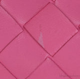 Pink Jodie Mini Knotted Intrecciato Leather Tote