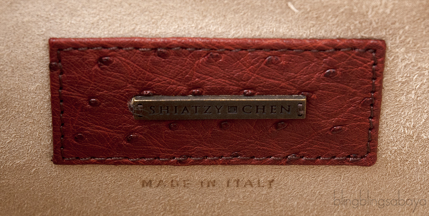 Tri-color Leather Top Handle Bag