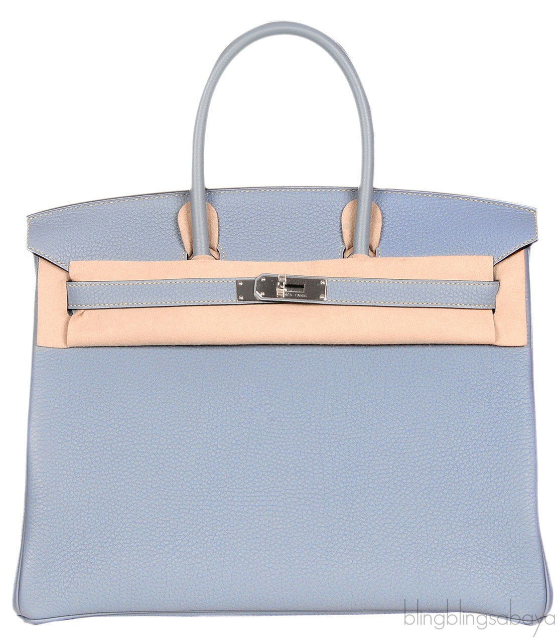 Birkin 35 Blue Lin Togo