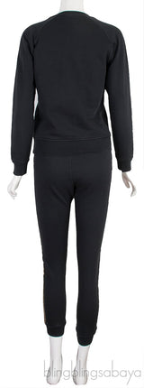 Black Cotton Tracksuits