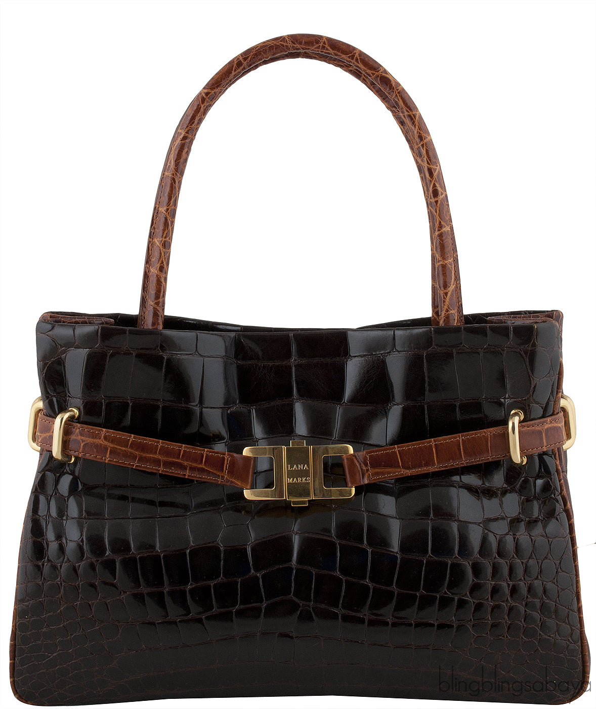 Lana Marks Positano Alligator Bag