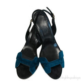 Bi-color Suede Night 90 Sandals