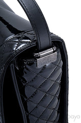 Black Patent XL Le Boy Shoulder Bag