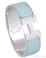 Bi-color Clic Clac H Wide Bracelet