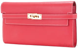 Kelly Long Wallet Epsom Bi-color