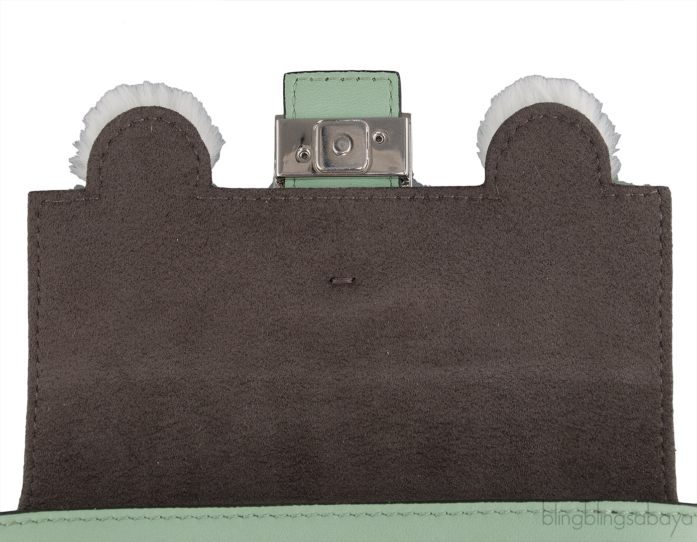 Green Micro Baguette Monster Bag