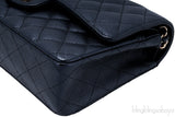 Classic CC Black Quilted Medium Flap