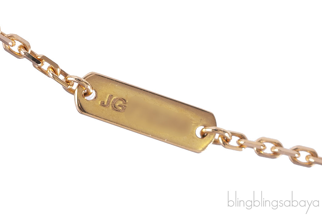 MOP Lucky Alhambra Butterfly Pendant