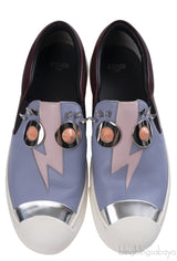 Fendi Monster Slip On Sneakers