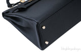 Kelly 35 Black Togo Retourne